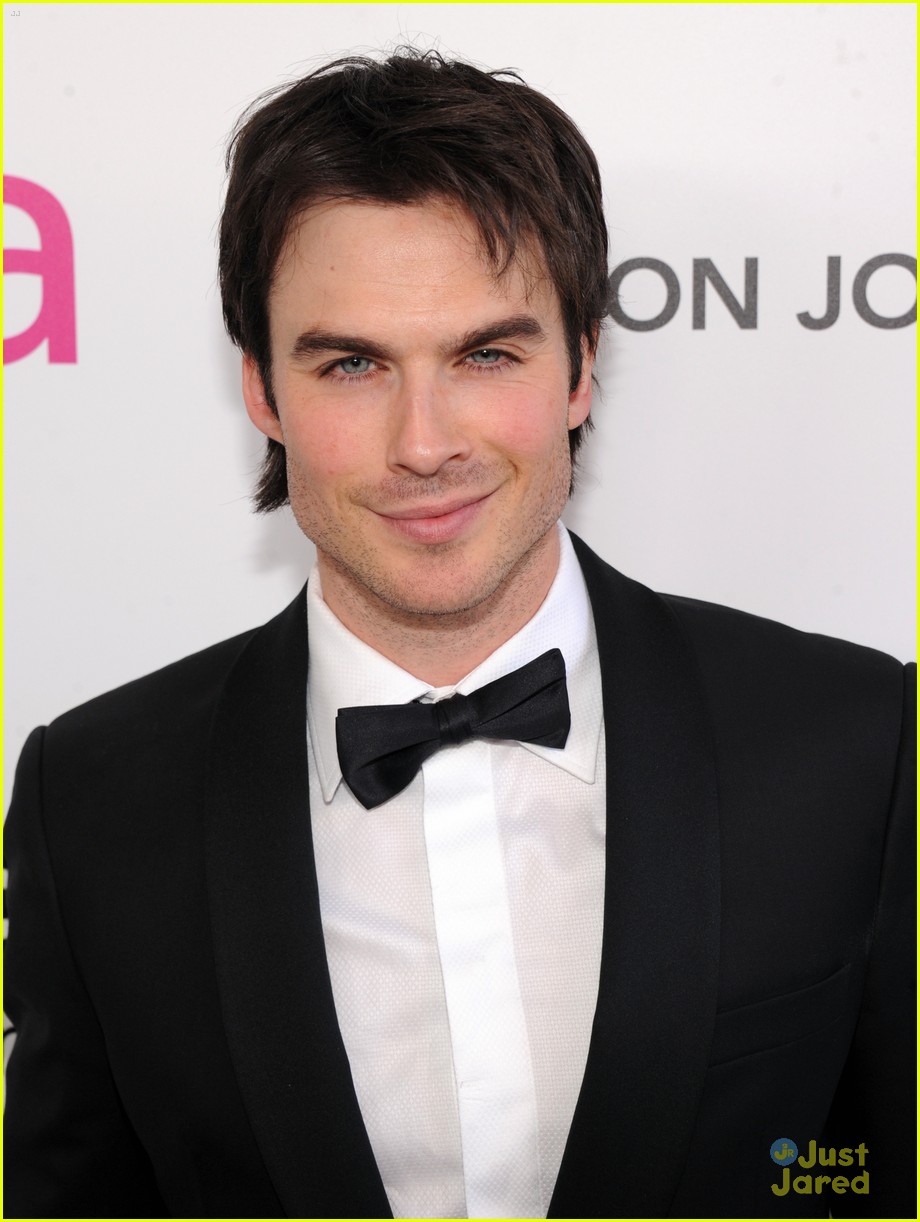 Nina Dobrev Elton John S Oscar Party With Ian Somerhalder Paul