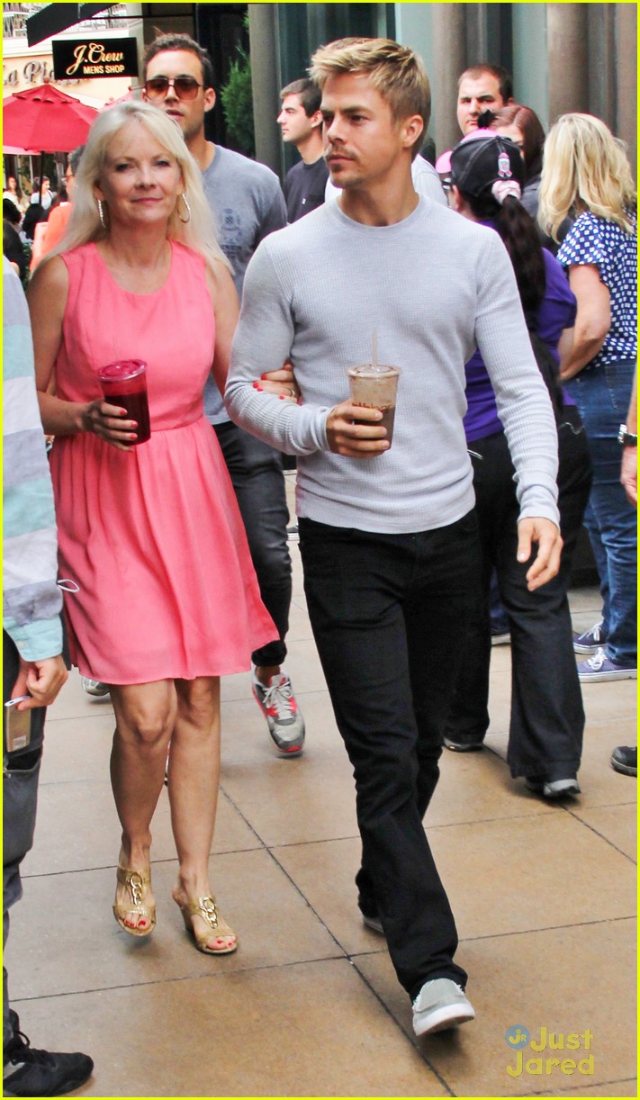 Derek Hough Day Out With Mom Marianne Photo Photo Gallery