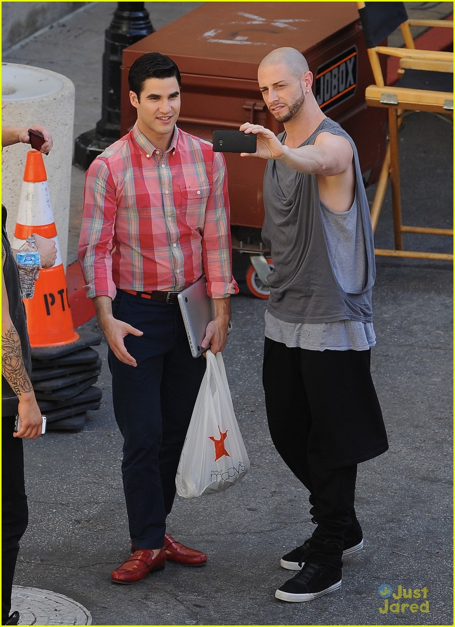 Darren Criss Heather Morris Hit The Mall For Glee Season Finale