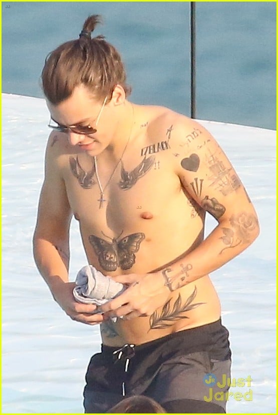 Harry Styles Goes Shirtless Again In Rio Photo Photo