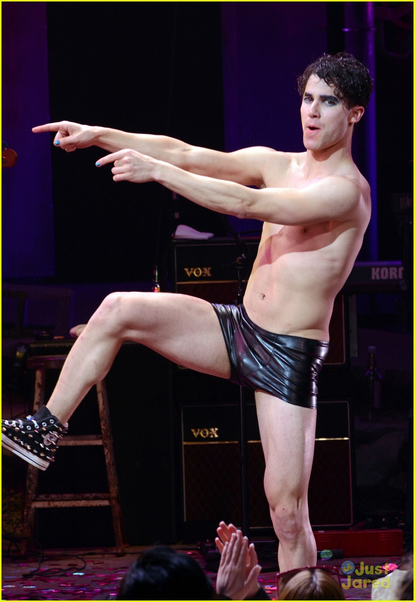 Full Sized Photo Of Darren Criss Shirtless Hedwig Broadway 11 Darren