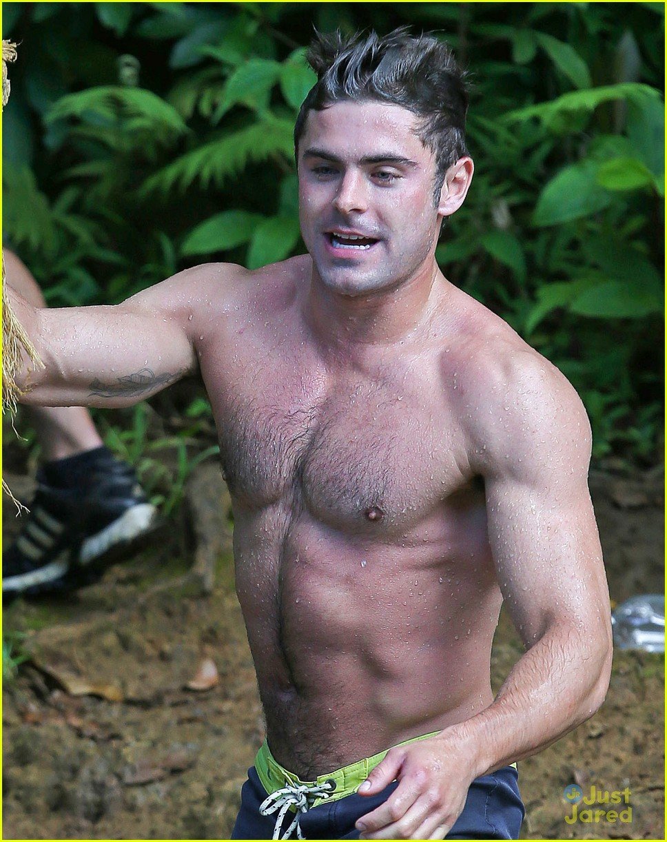 Zac Efron S Shirtless Rope Swing Photos Are Too Hot To Handle Photo