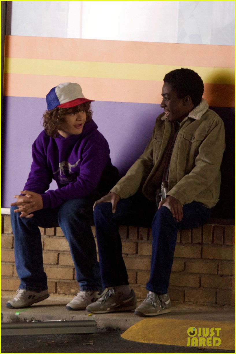 Stranger Things Finn Wolfhard Gaten Matarazzo Caleb McLaughlin