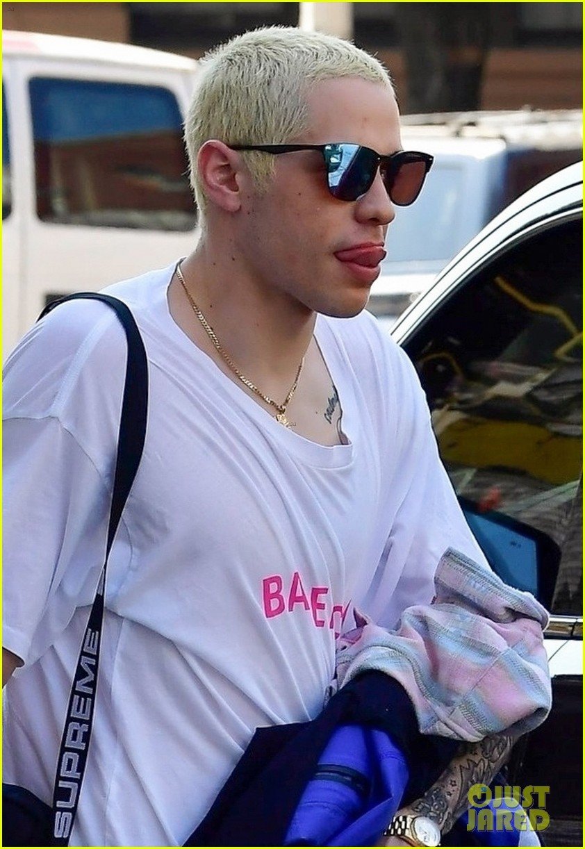 Full Sized Photo Of Pete Davidson Debuts New Bleached Blonde Hair In