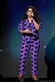 alessia cara heart print suit for latin grammys performance 01