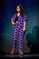 alessia cara heart print suit for latin grammys performance 03