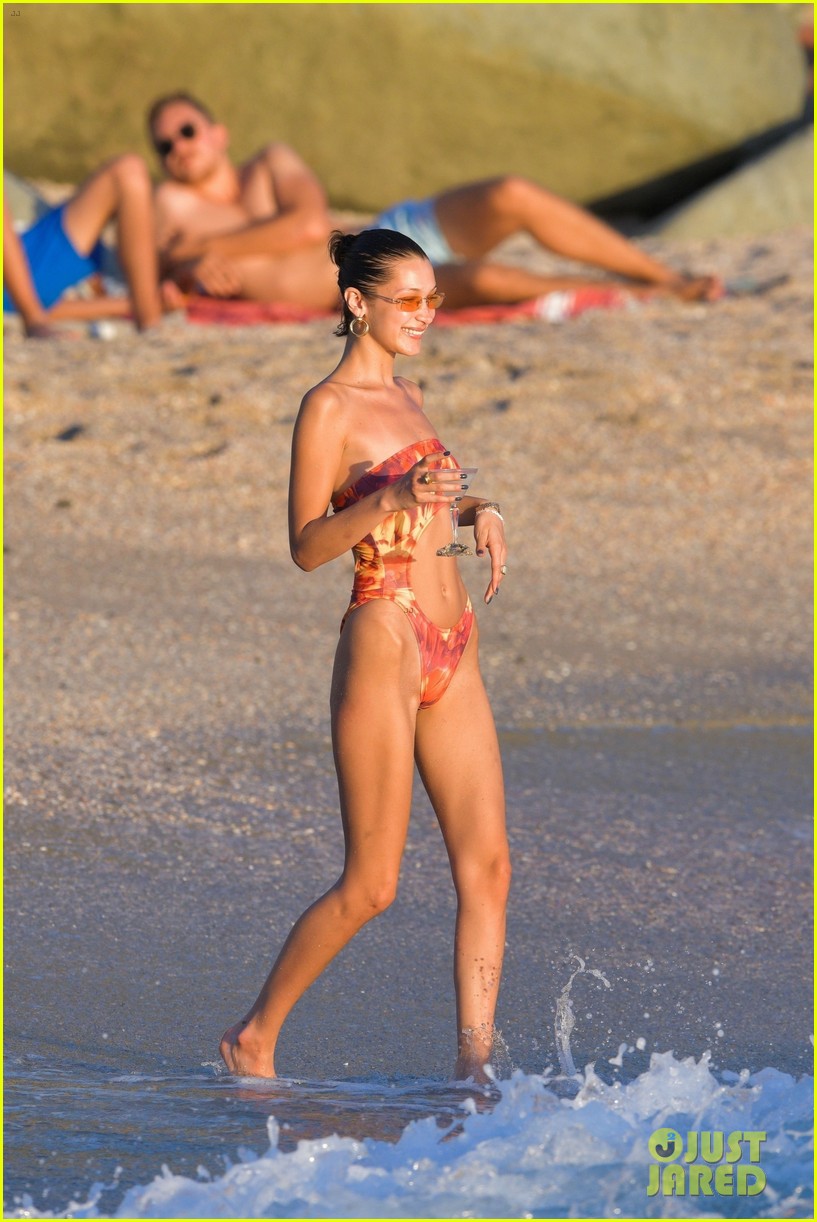 Photo Bella Hadid Rocks Sexy Bikini Beach St Barts Photo My XXX Hot Girl