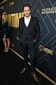 dominic sherwood attends showtime pre golden globes event with molly burnett 04