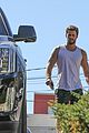 liam hemsworth muscles pumped up after workout 27