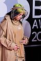 billie eilish matches her nails to her burberry outfit at brit awards 2020 09
