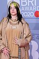 billie eilish matches her nails to her burberry outfit at brit awards 2020 16