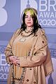 billie eilish matches her nails to her burberry outfit at brit awards 2020 17