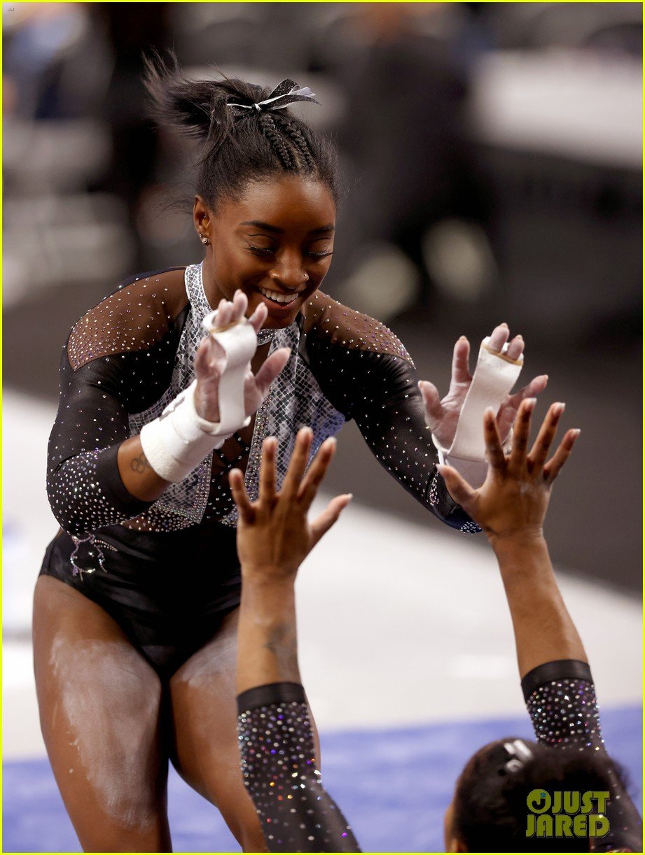 Simone Biles Becomes Time All Around Us Gymnastics Champion Photo