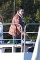 selena gomez boards a yacht for quick trip with friends 03