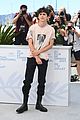 timothee chalamet continues with cute poses at the french dispatch photo call 21