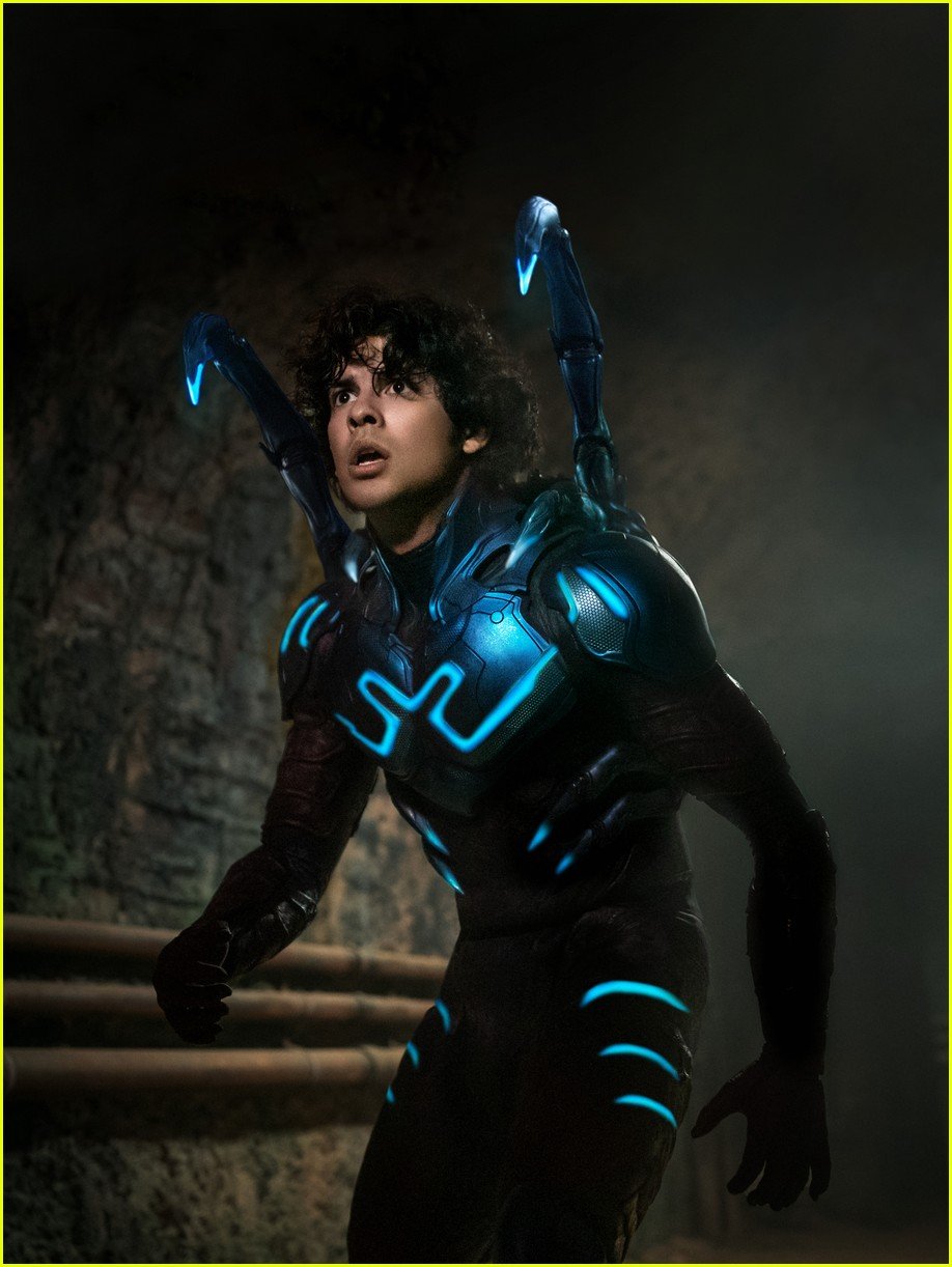 Xolo Maridue A Tansforms Into Blue Beetle For Dc Movie S Final