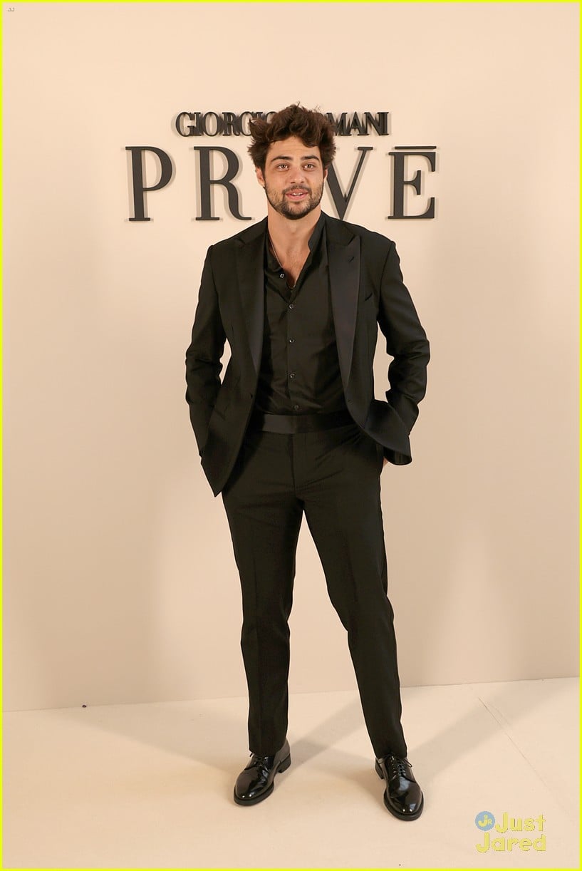 Noah Centineo Meets Up With Sydney Sweeny At Giorgio Armani Priv