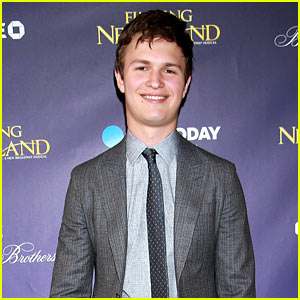 Ansel Elgort Checks Out 'Finding Neverland' on Broadway!