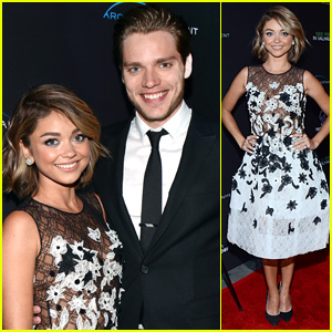 Sarah Hyland & Dominic Sherwood Hit the 'See You in Valhalla' Red Carpet Together