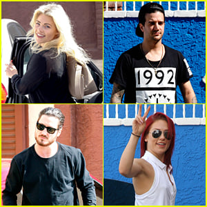 Witney Carson Val Chmerkovskiy More DWTS Pros Gear Up For Season