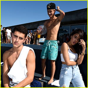 Jack & Jack Go Shirtless at Just Jared & Uno's Summer Bash with Madison Beer!
