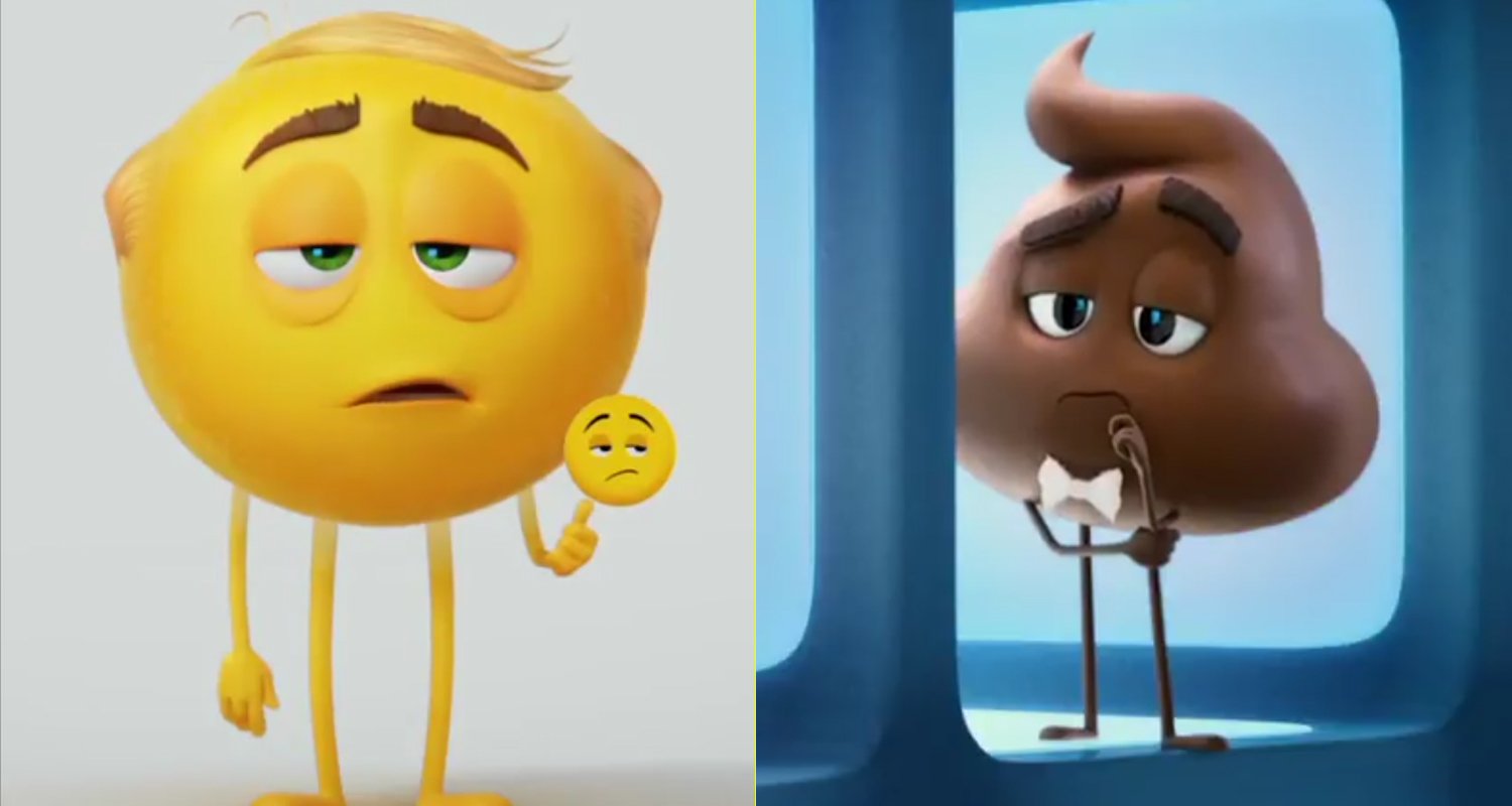 Watching emoji movie