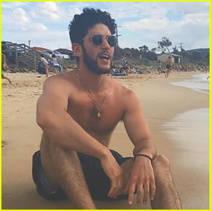 Rahart Adams Goes Shirtless On The Beach Before Reuniting With Pacific