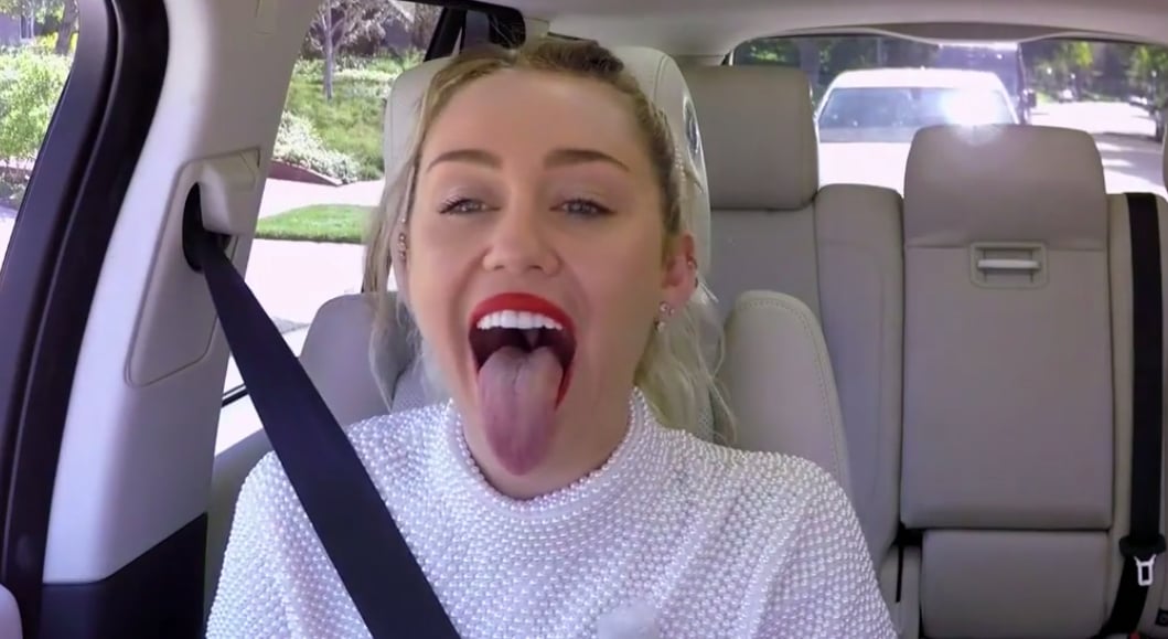 Mile cyrus deepthroat