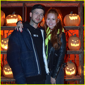 Madelaine Petsch & Travis Mills Couple Up for Scares at LA Haunted Hayride