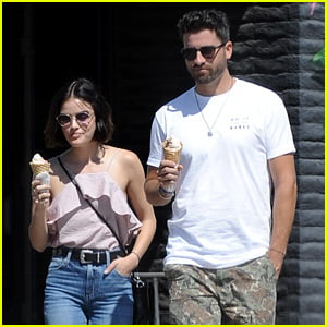 Lucy Hale & Ryan Rottman Have Cute Ice Cream Date