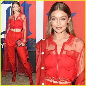 Gigi Hadid is Red-Hot at the TommyXLewis Launch Party!