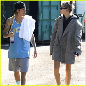 Justin Bieber Hailey Baldwin Head Out To Grab Food In Studio City