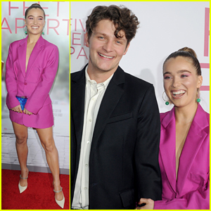 Haley Lu Richardson Premieres 'Five Feet Apart' with Support from Brett Dier!