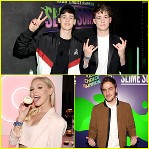 Max & Harvey, Jordyn Jones, Kendall Schmidt, & More Stars Attend Nickelodeon x Instagram Slime Soiree!