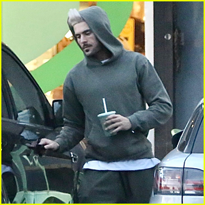 Zac Efron Picks Up a Smoothie While Out & About in LA