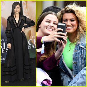 Sofia Carson & Tori Kelly Head Straight For the Fans at the Jonas Brothers' 'Chasing Happiness' Documentary Premiere