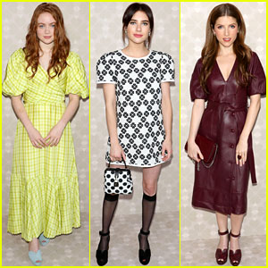 Sadie Sink, Emma Roberts, & Anna Kendrick Look Chic at Kate Spade's NYFW Show