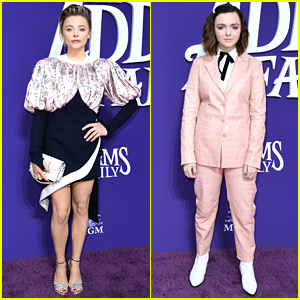 Chloe Moretz & Elsie Fisher Premiere New Movie 'The Addams Family'