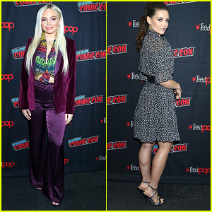 Natalie Alyn Lind Joins Danielle Campbell & Paul Wesley at 'Tell Me A Story' Panel During NYCC