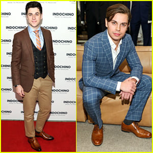 Former 'Wizards of Waverly Place' Brothers David Henrie & Jake T. Austin Step Out For Indochino Launch Party