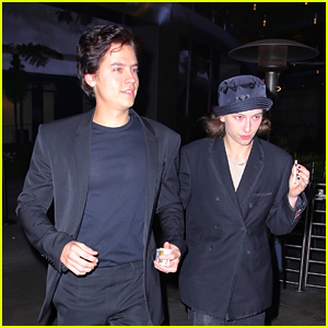 Cole Sprouse Hangs Out with King Princess at 'Uncut Gems' Premiere!