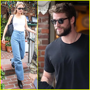 Liam Hemsworth & Gabriella Brooks Couple Up for Lunch Date