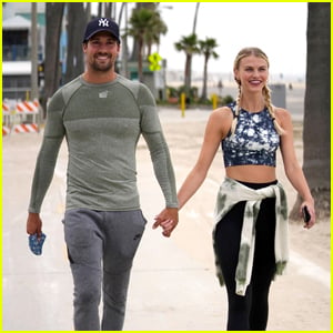 James Maslow & Girlfriend Caitlin Spears Look So Cute Together at the Boardwalk!