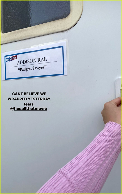 Addison Rae & Co-Stars Wrap Filming On 'He's All That' Just Before the  Holidays  Addison Rae, Andrew Matarazzo, Annie Jacob, Dominic Goodman, He's  All That, Isabella Crovetti, Madison Pettis, Myra Molloy