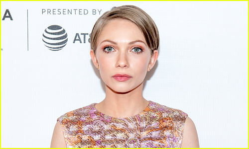 Tavi Gevinson looks straight into the camera in front of a white background