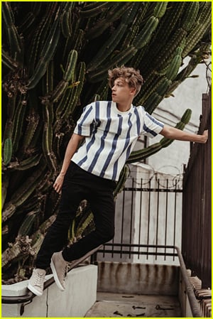Ricky Garcia poses for a photoshoot by Sheri Angeles