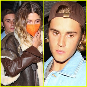 Justin & Hailey Bieber Attend 'Justice' Album Release Party in West Hollywood