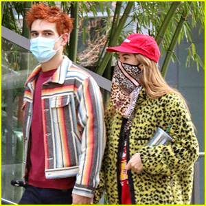KJ Apa & Clara Berry Hold Hands While Out In Vancouver