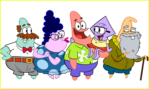 Patrick's Family in The Patrick Star Show On Nickelodeon