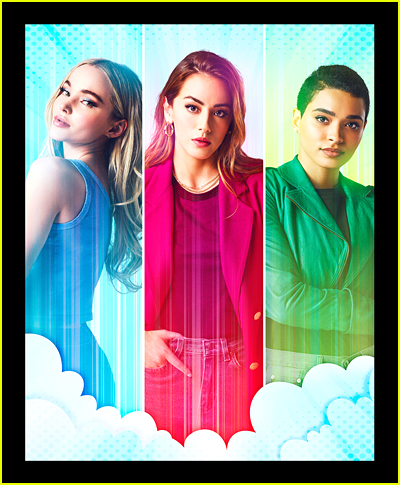 Dove Cameron, Chloe Bennet, Yana Perrault as adult Powerpuff Girls